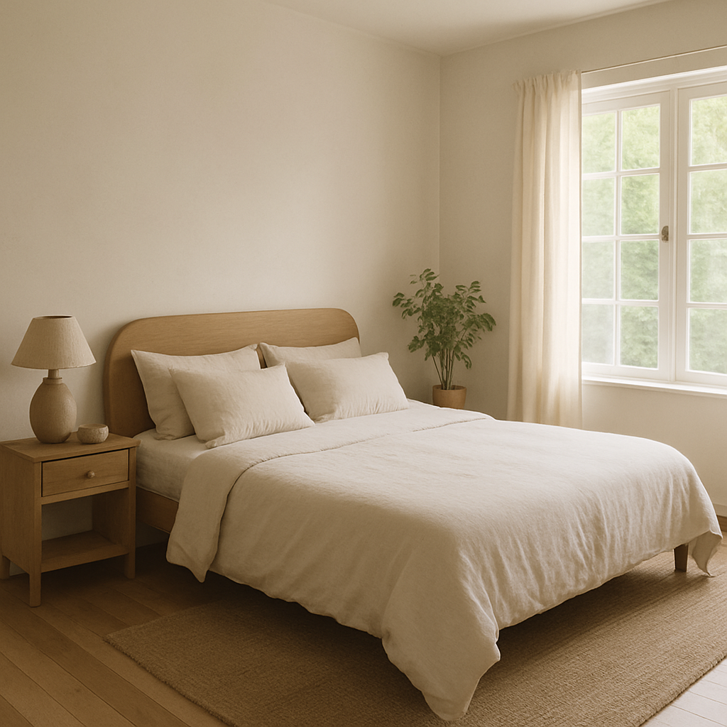 Serene bedroom setting