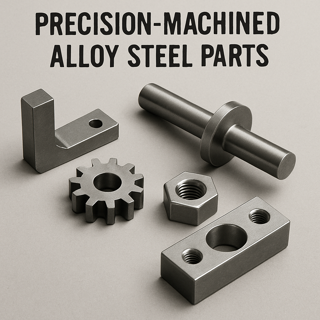 Precision machined alloy steel parts