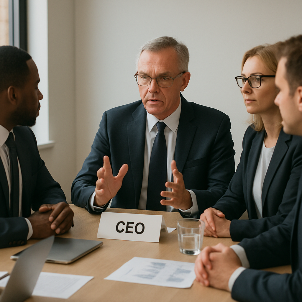 CEO leadership meeting
