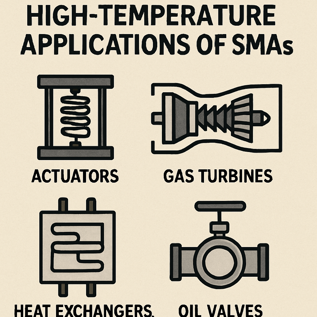 High temperature applications of SMAs