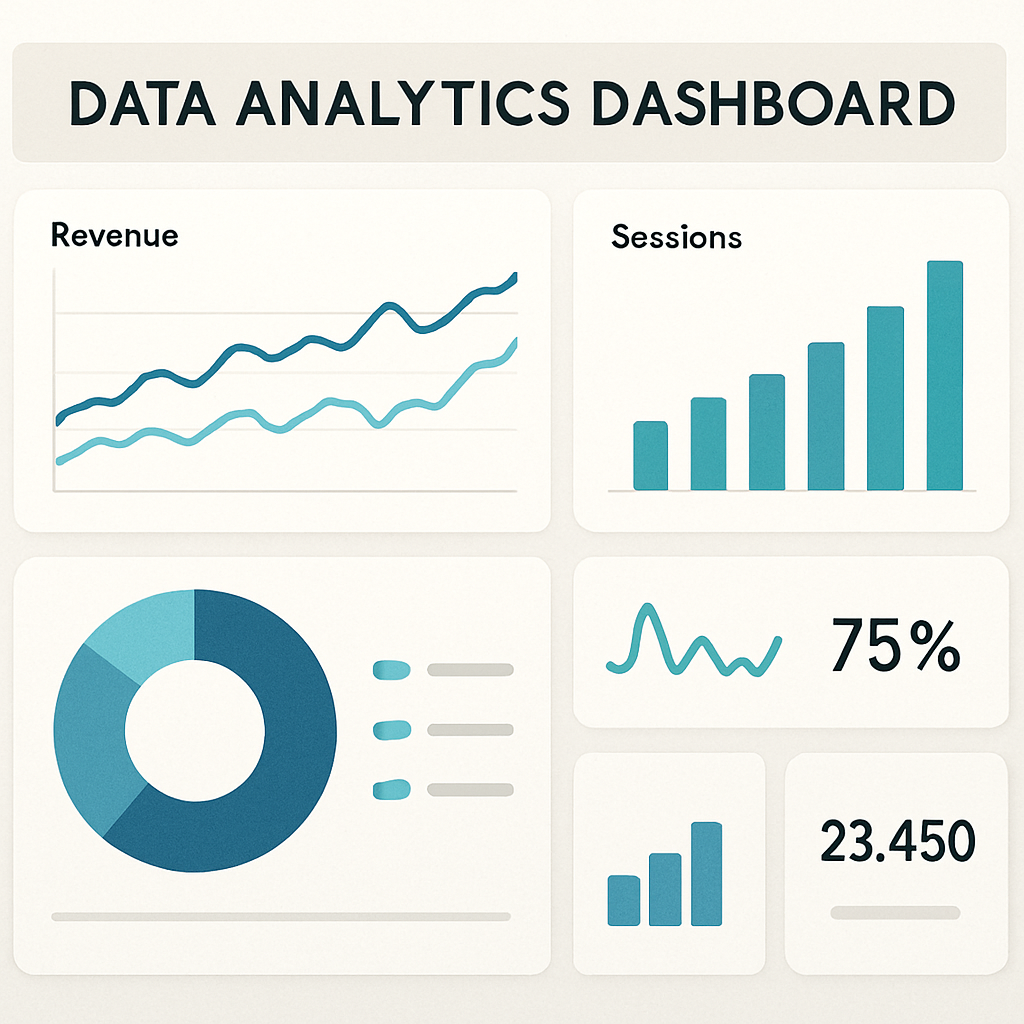 Data analytics dashboard