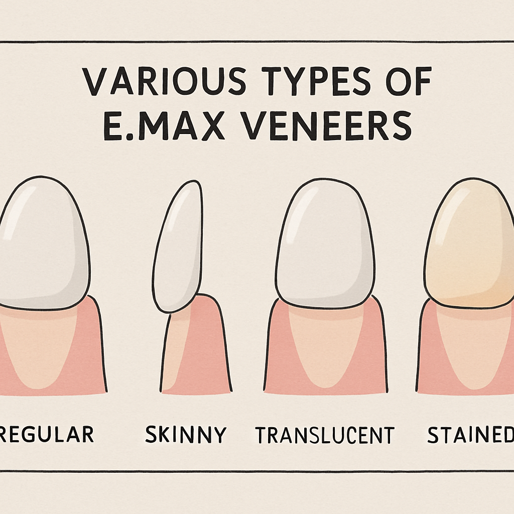 Various Types of E Max Veneers
