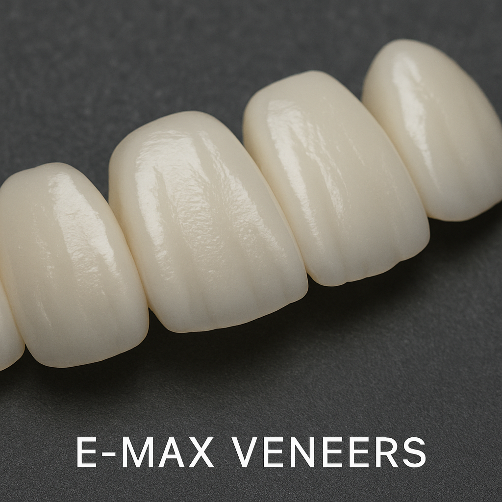 Close-up of E Max Veneers