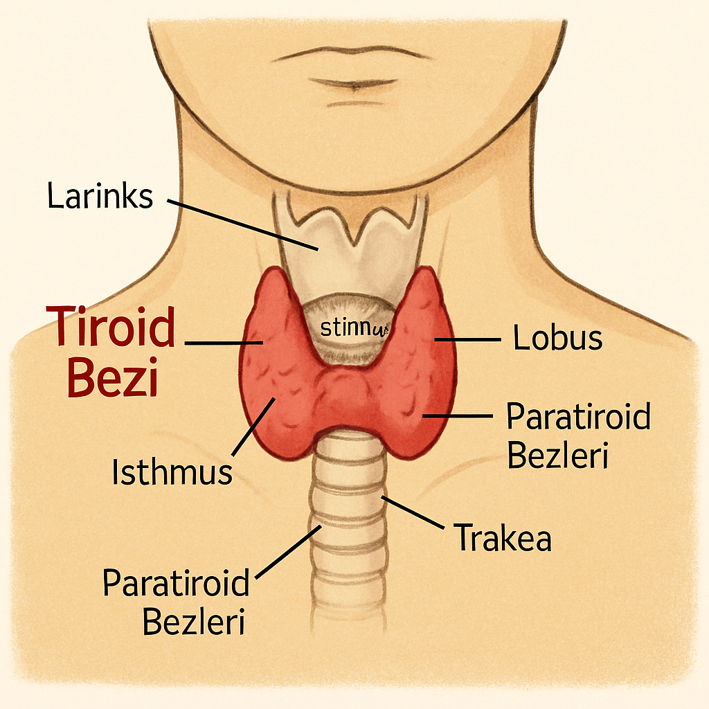 tiroid bezi anatomisi
