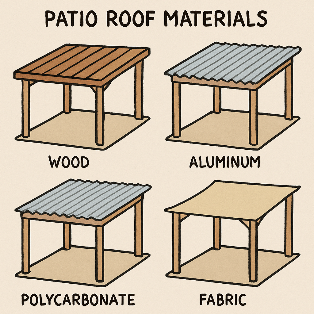 patio roof materials