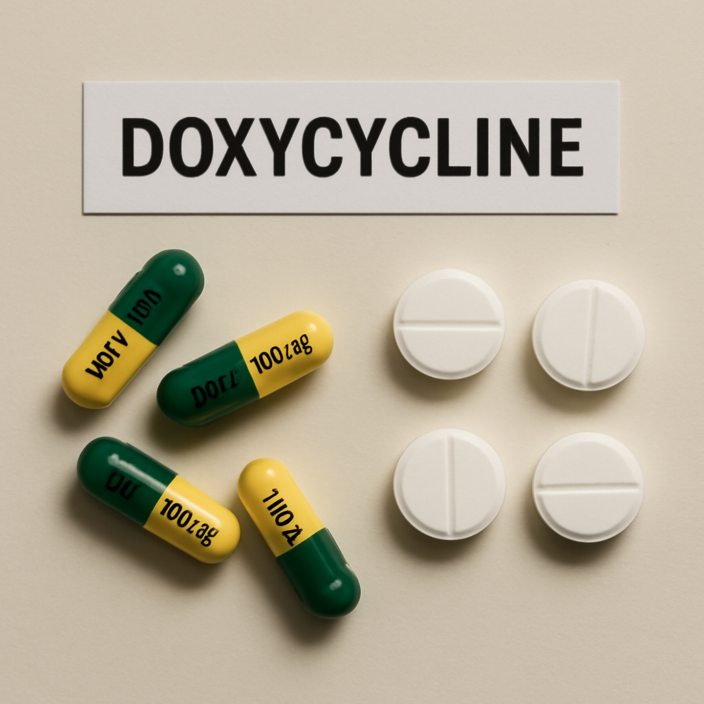 Doxycycline capsules and tablets