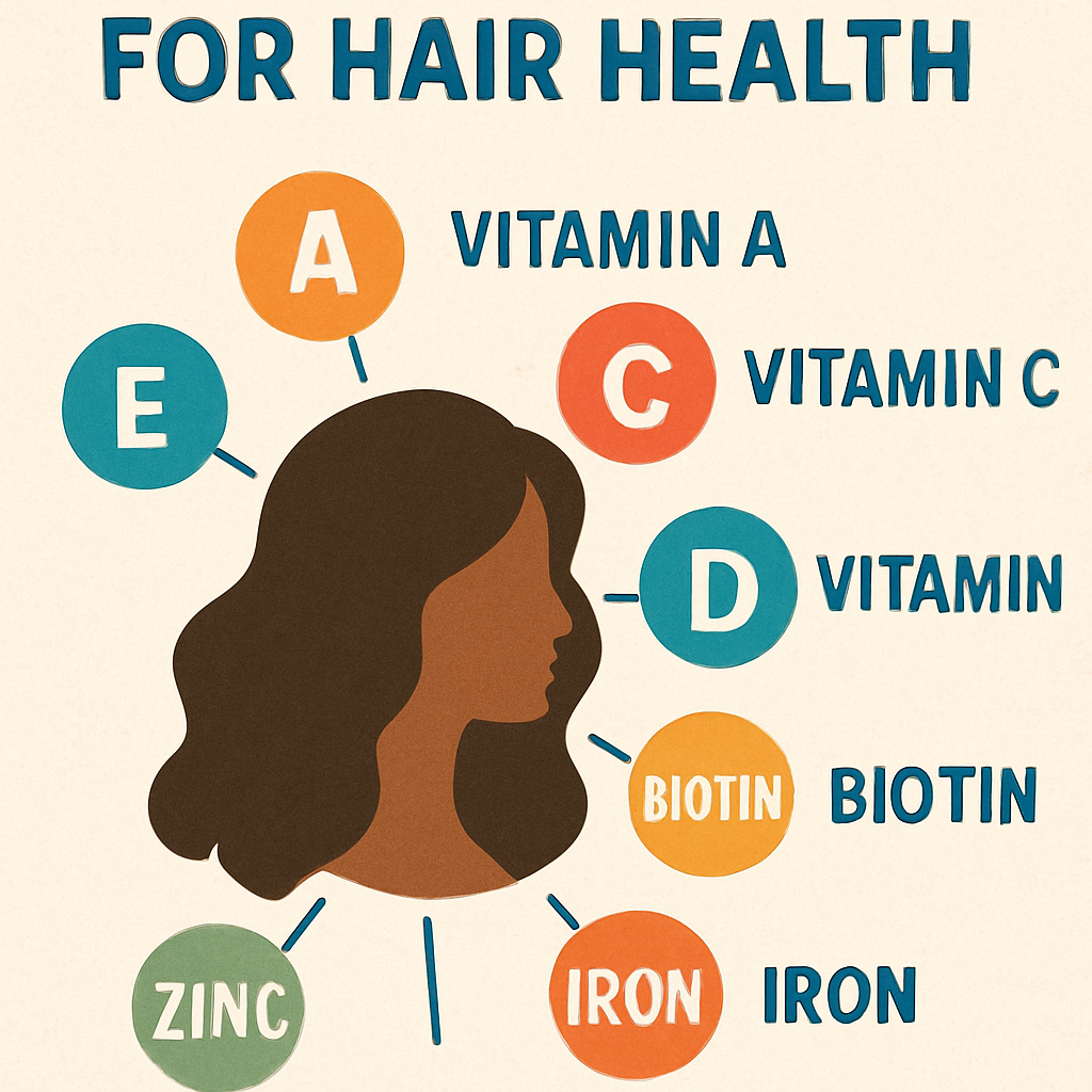 Vitamins and minerals for hair health