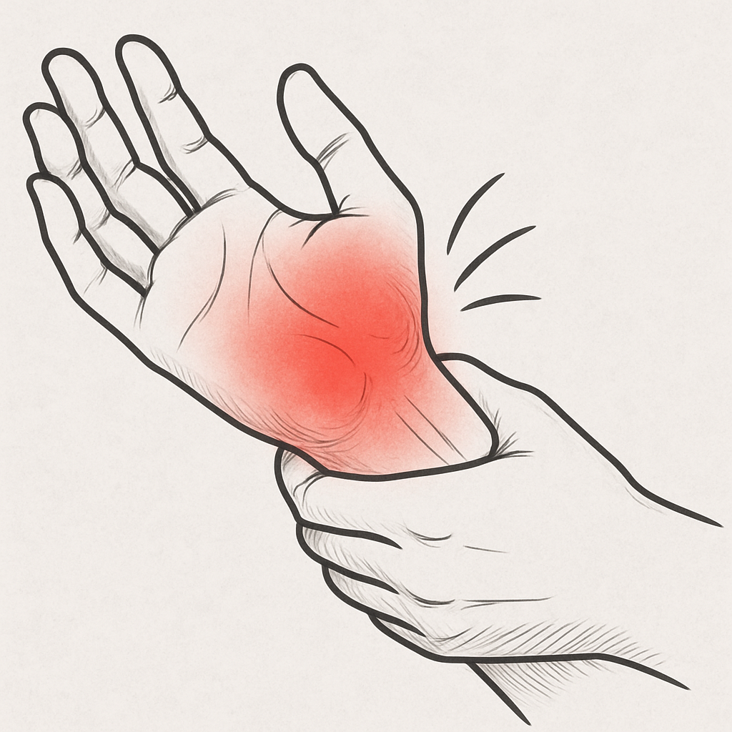 wrist pain illustration