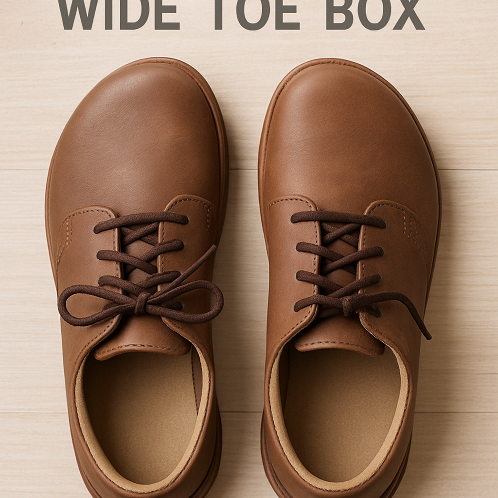 Shoes with wide toe box for healthy feet