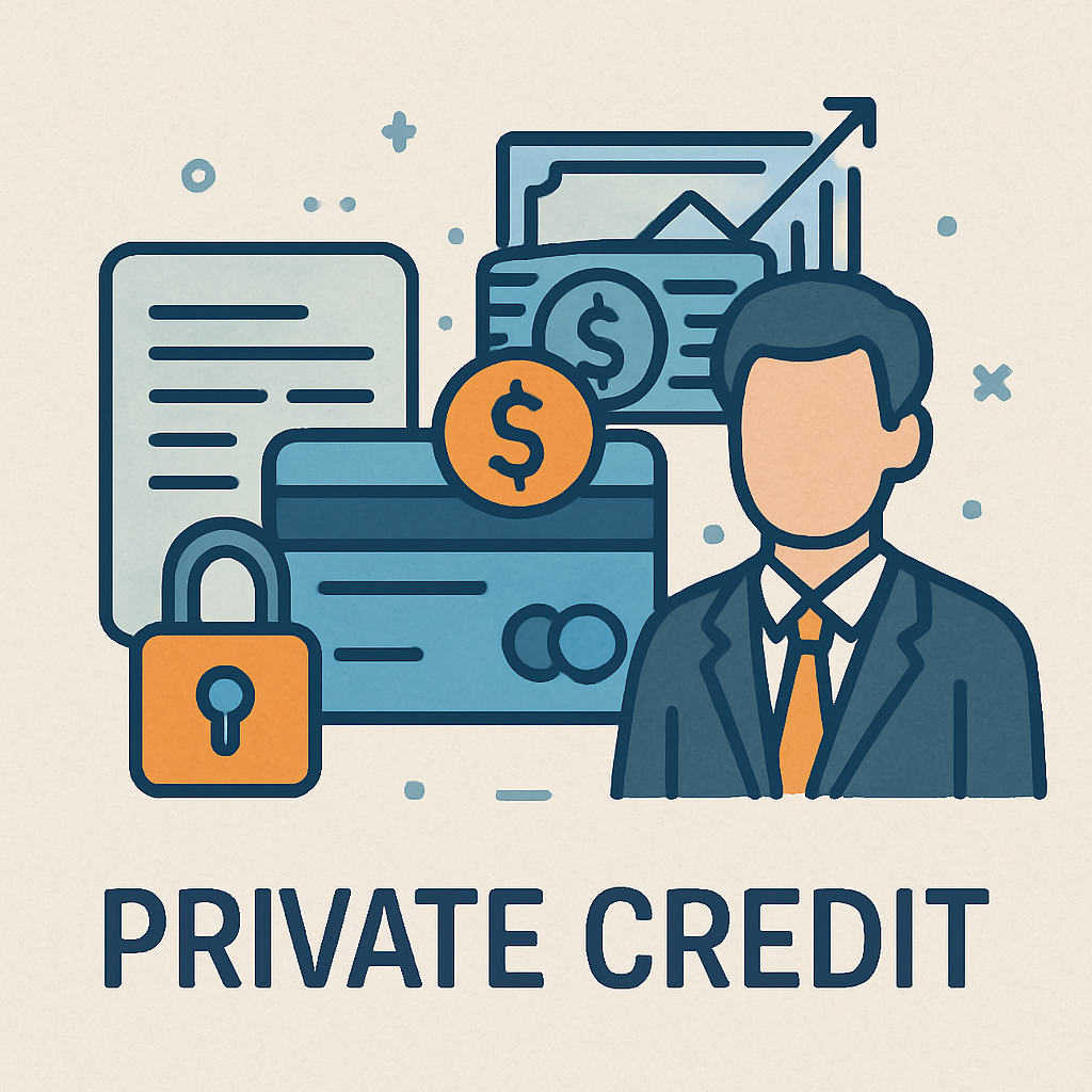 Private credit concept illustration