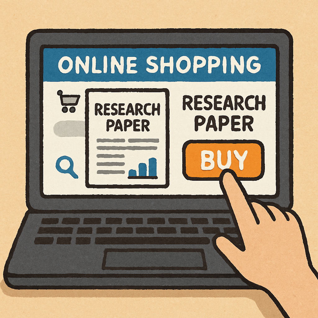 Online shopping for research papers