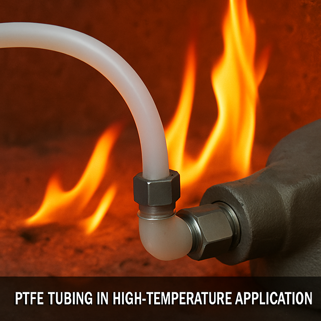 PTFE tubing in high-temperature application