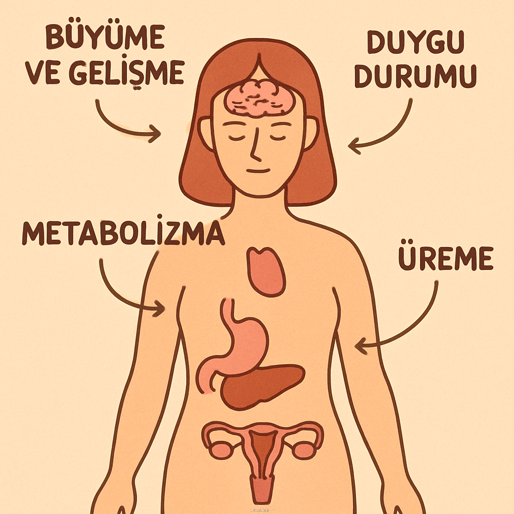 hormonların vücuttaki etkisi