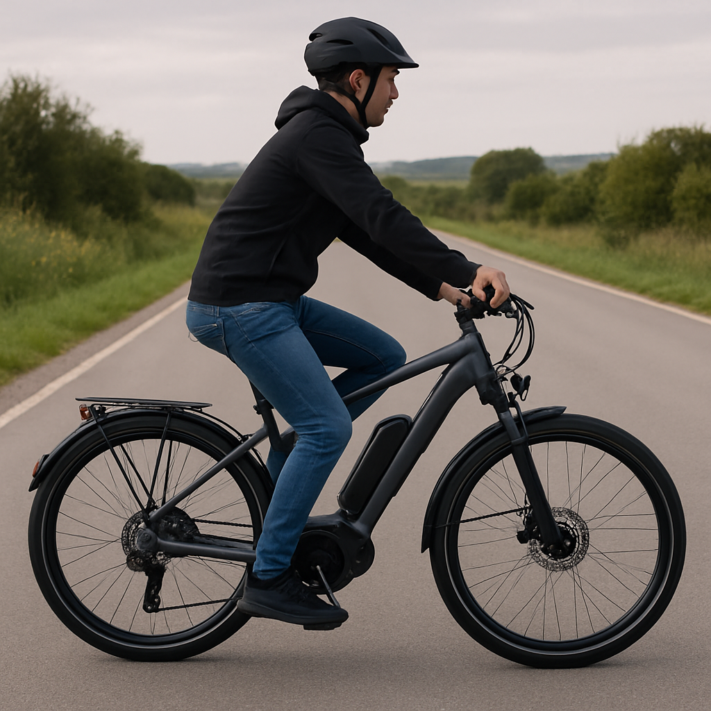 vélo électrique sur route