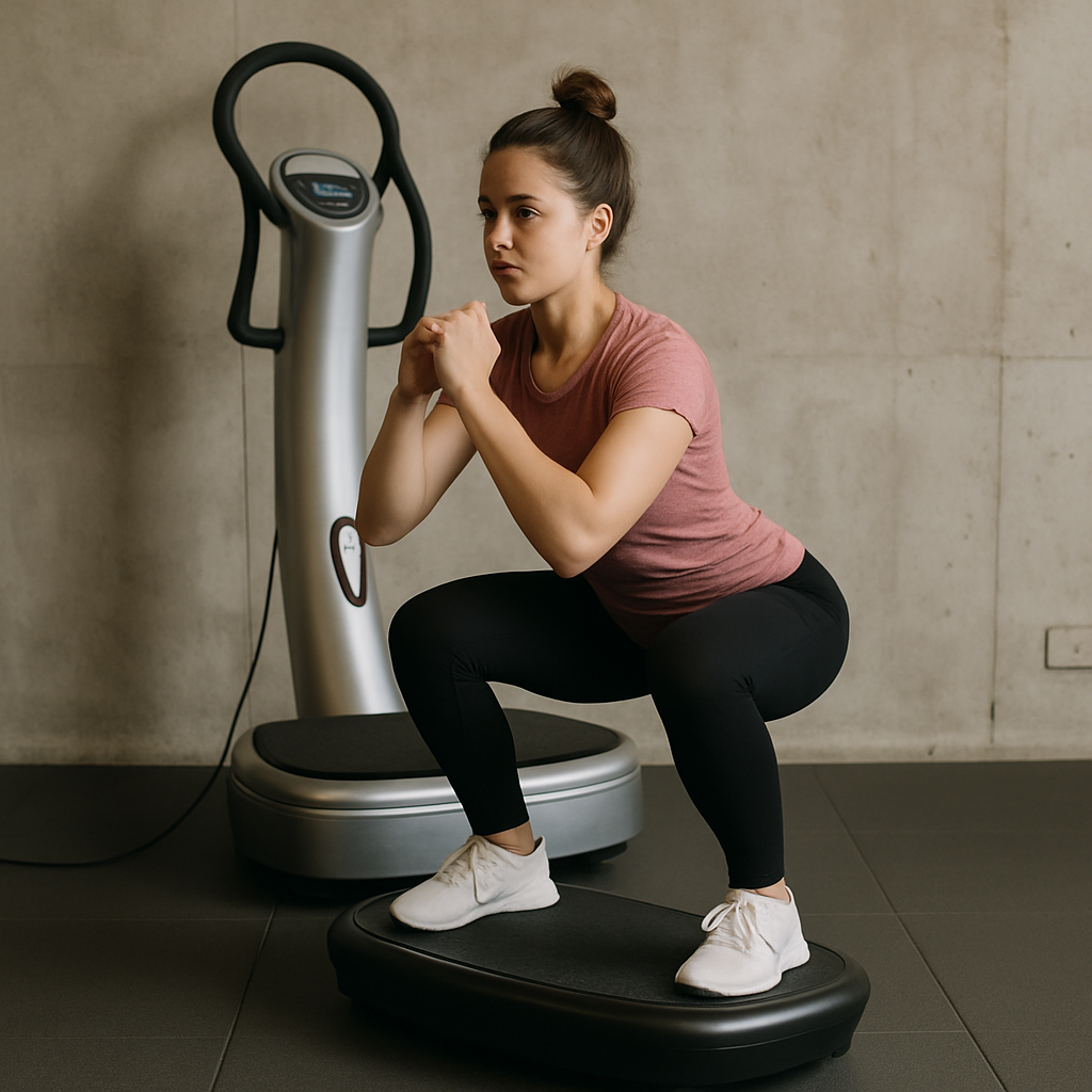 Vibration plate workout session