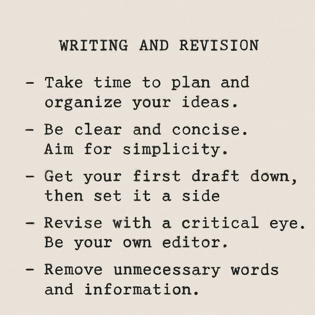 Professional writer providing guidance