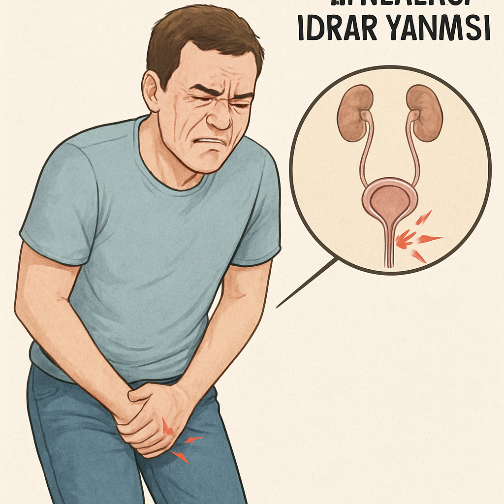 erkeklerde idrar yanması