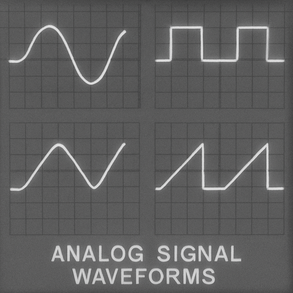 Analog signal waveforms