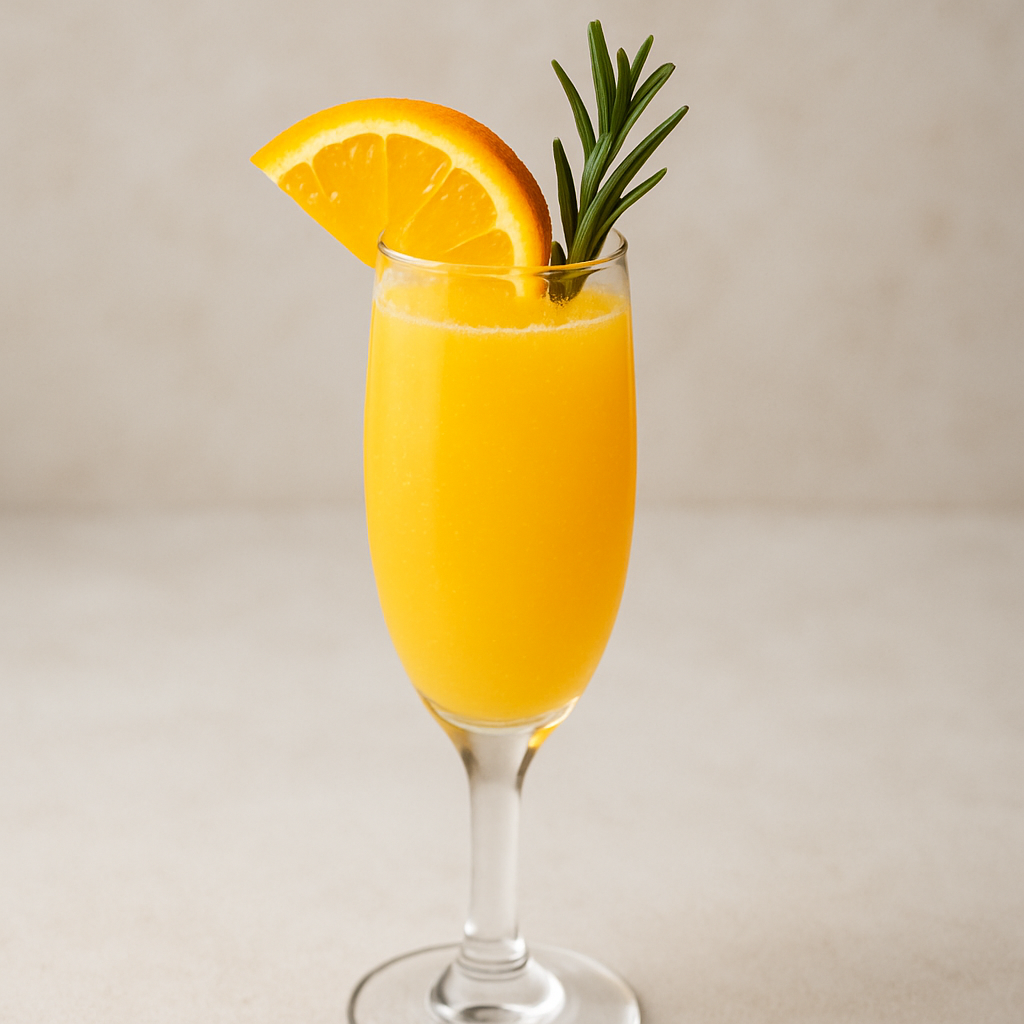 Mimosa garnishes