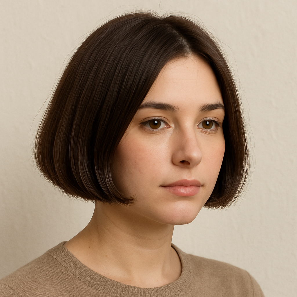 Classic bob hairstyle