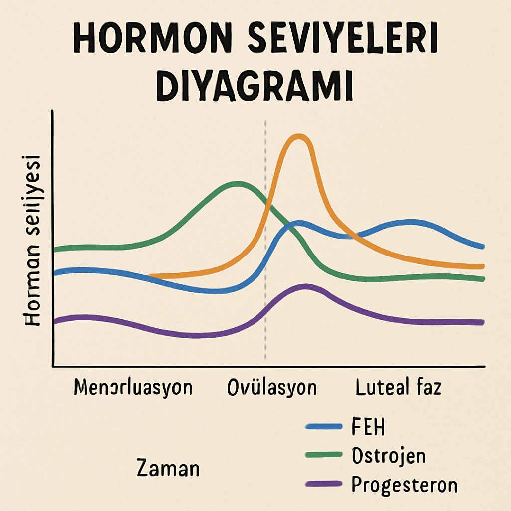 hormon seviyeleri diyagramı