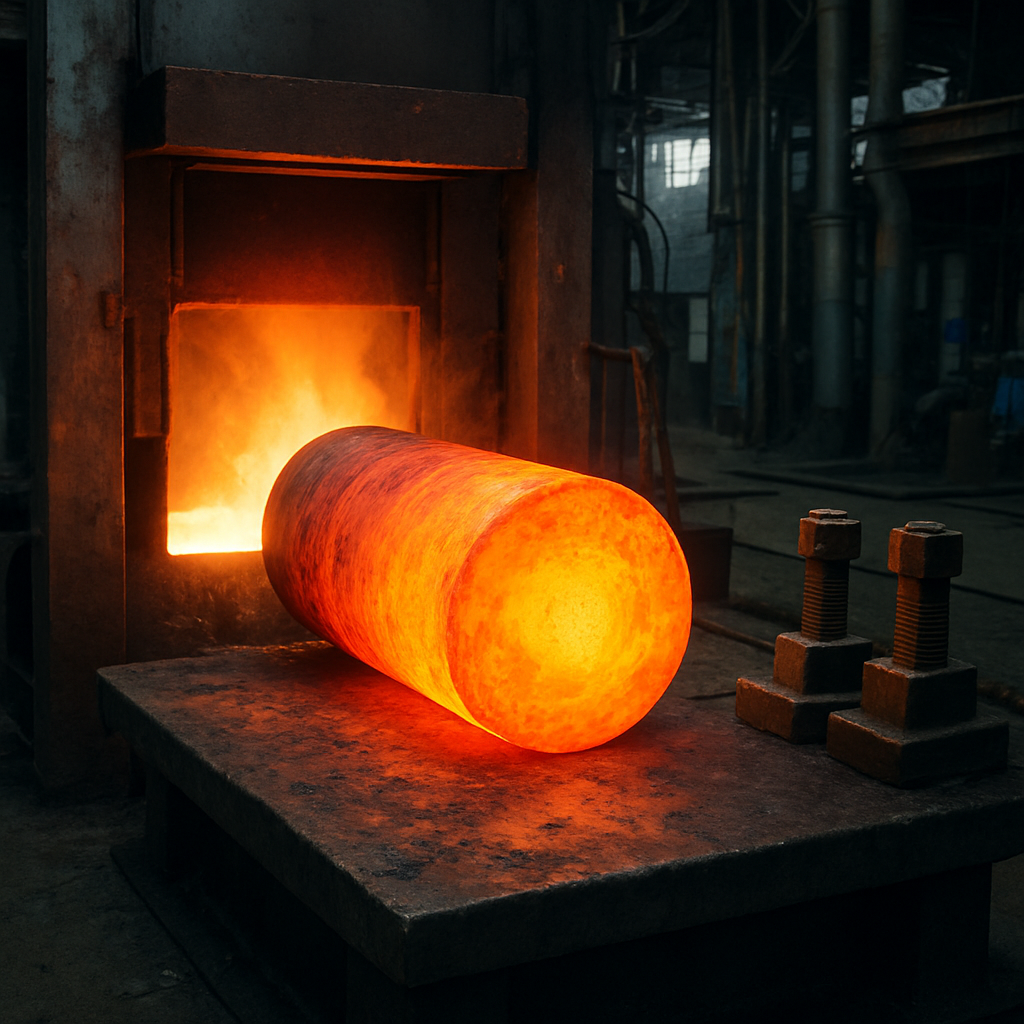 High-temperature alloy in an industrial setting