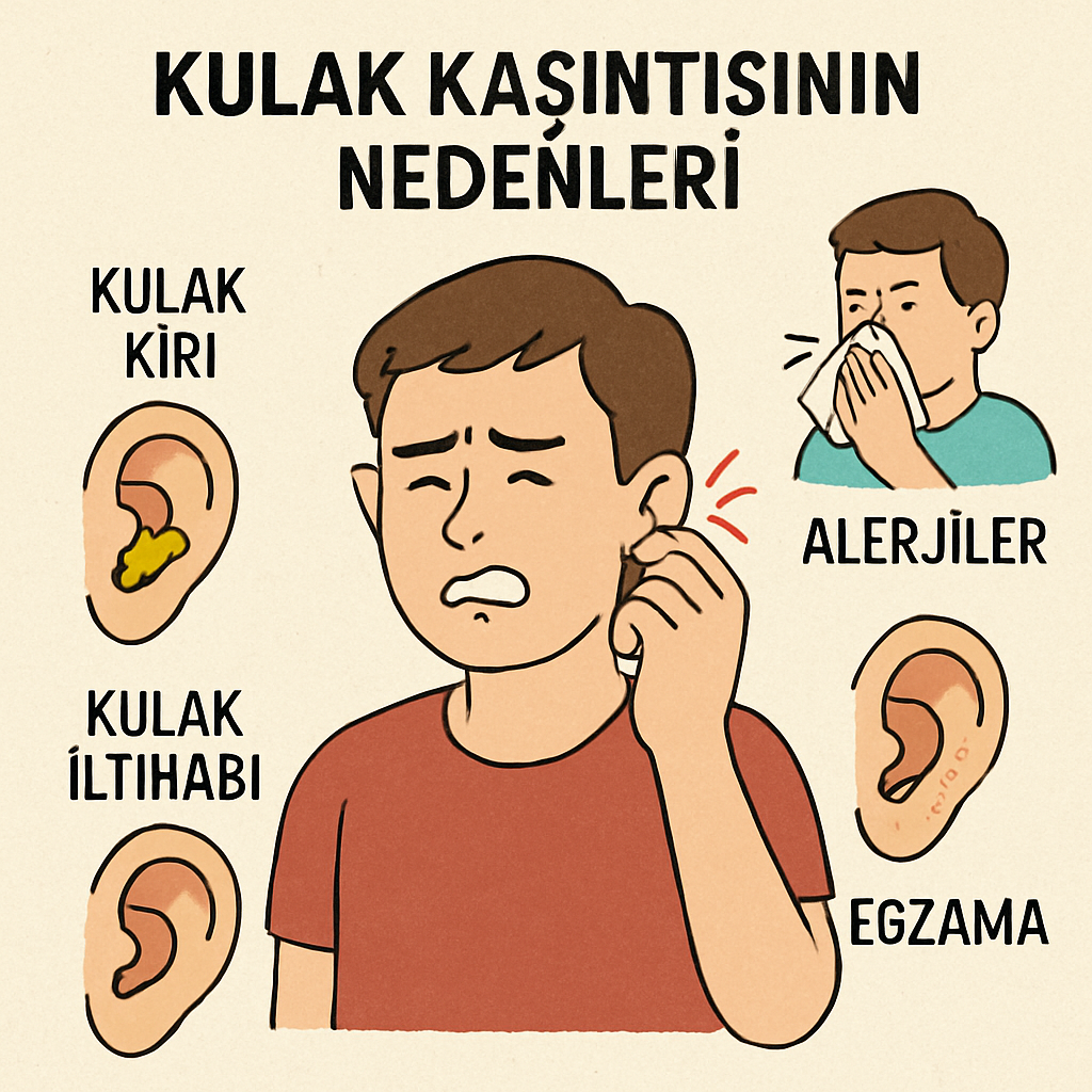 kulak kaşıntısının nedenleri