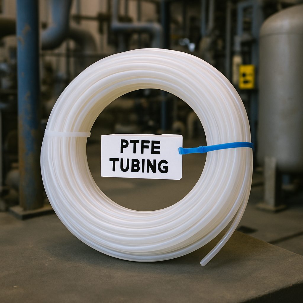 PTFE tubing in industrial setting