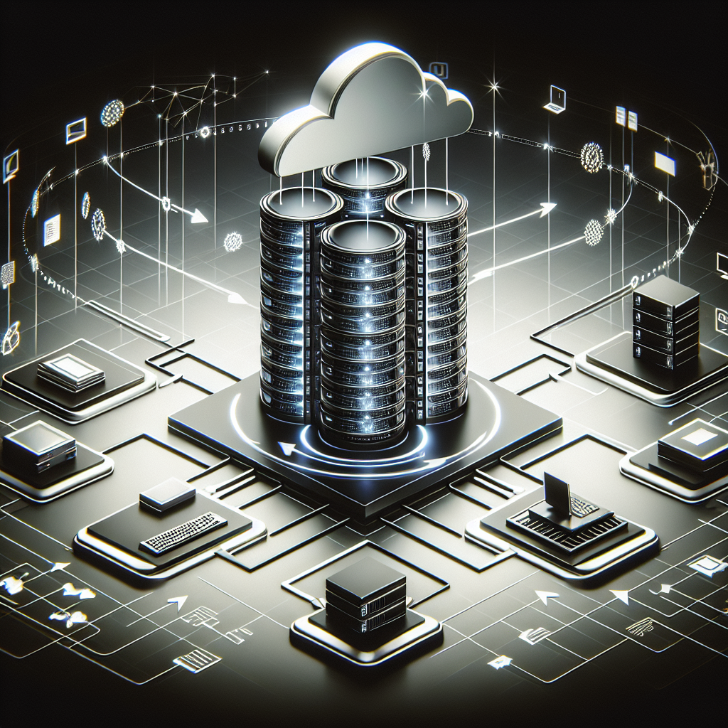 An illustration showcasing the scalability of iPaaS solutions, demonstrating how they adapt to business growth by integrating new applications and managing larger data volumes.