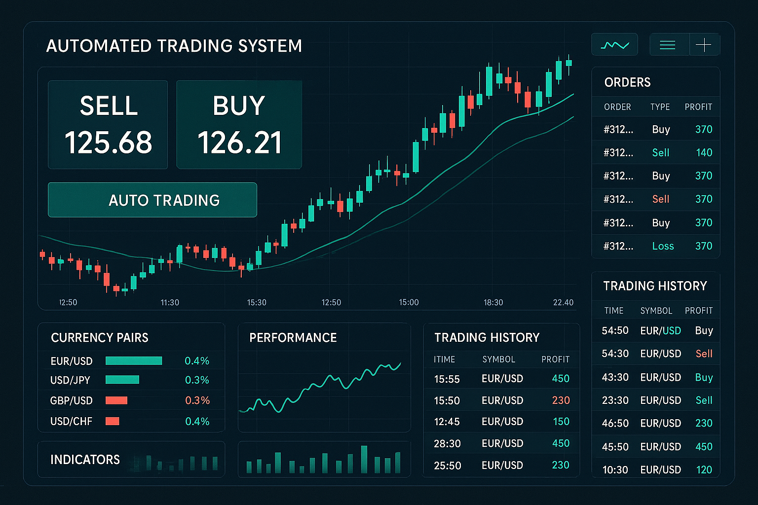 Automated trading system interface