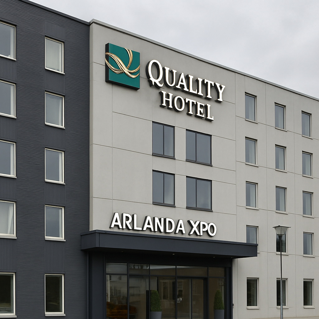 Exterior of Quality Hotel Arlanda XPO