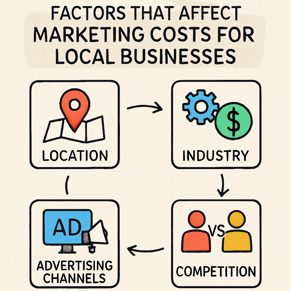 Factors that affect marketing costs for local businesses