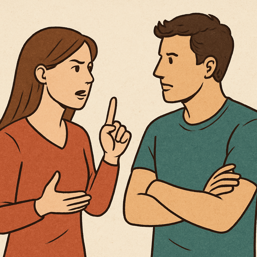 Assertive communication between couple