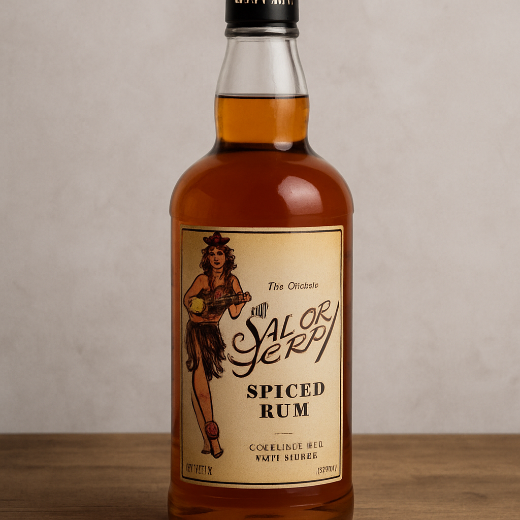 Sailor Jerry spiced rum bottle