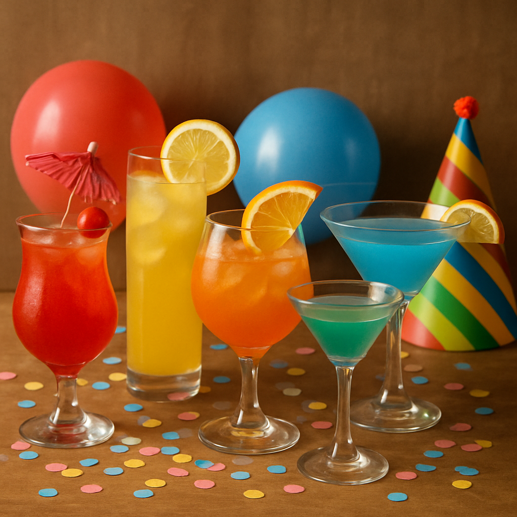 Party drinks setup