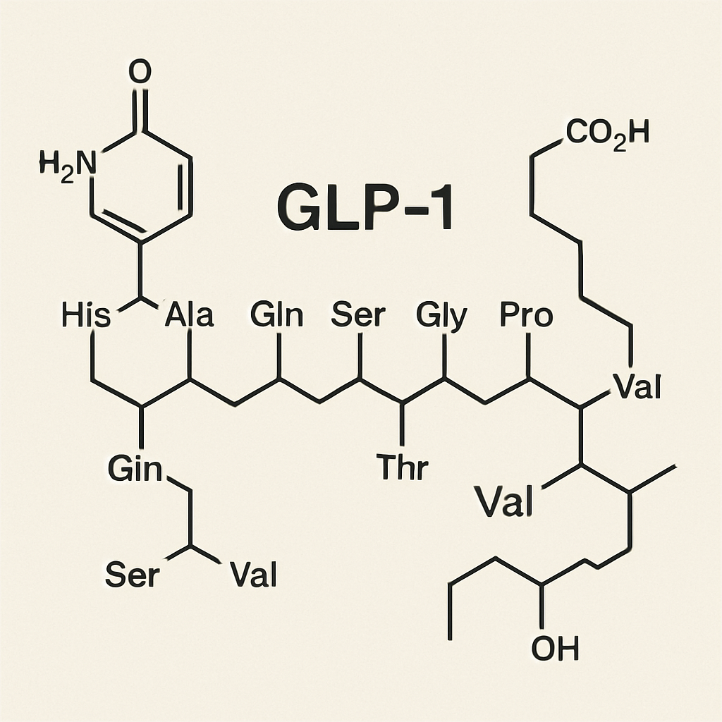 GLP-1 chemical structure