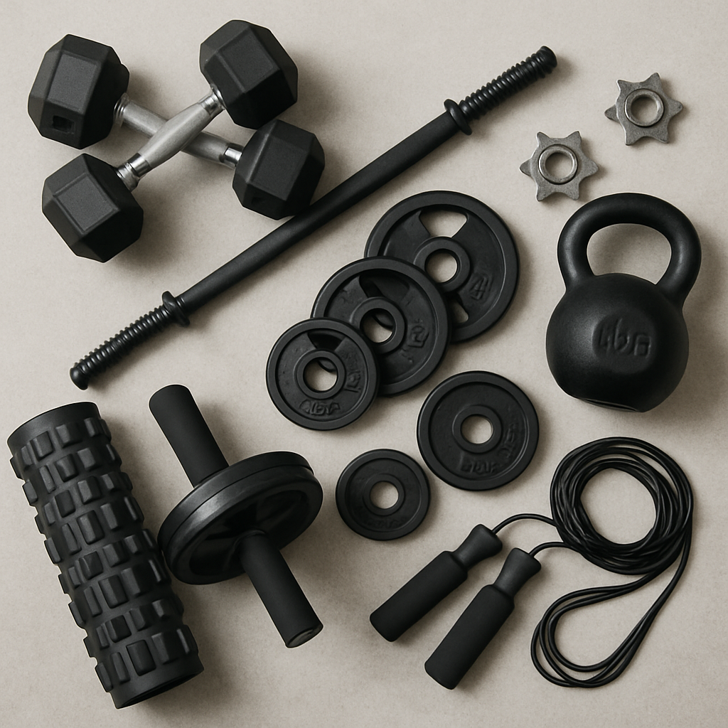 Wide array of fitness equipment