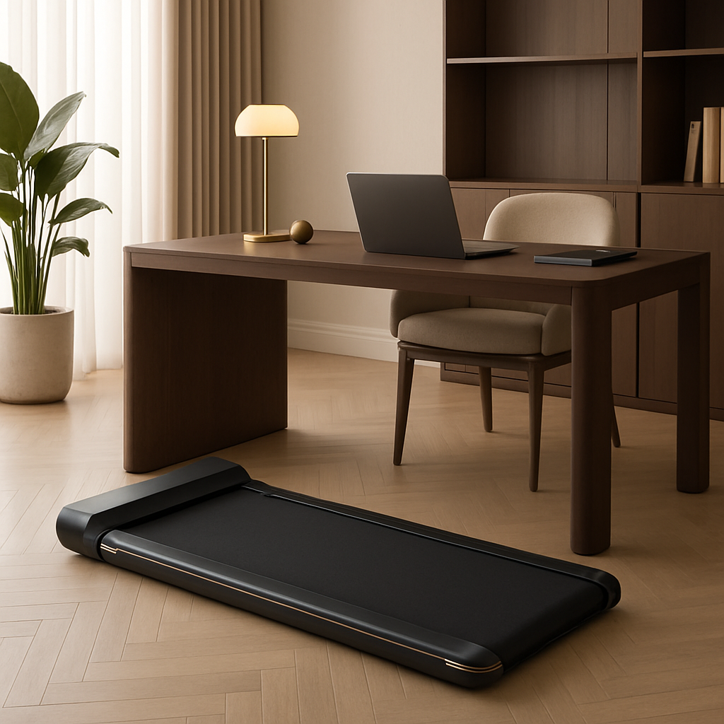 luxury walking pad in home office