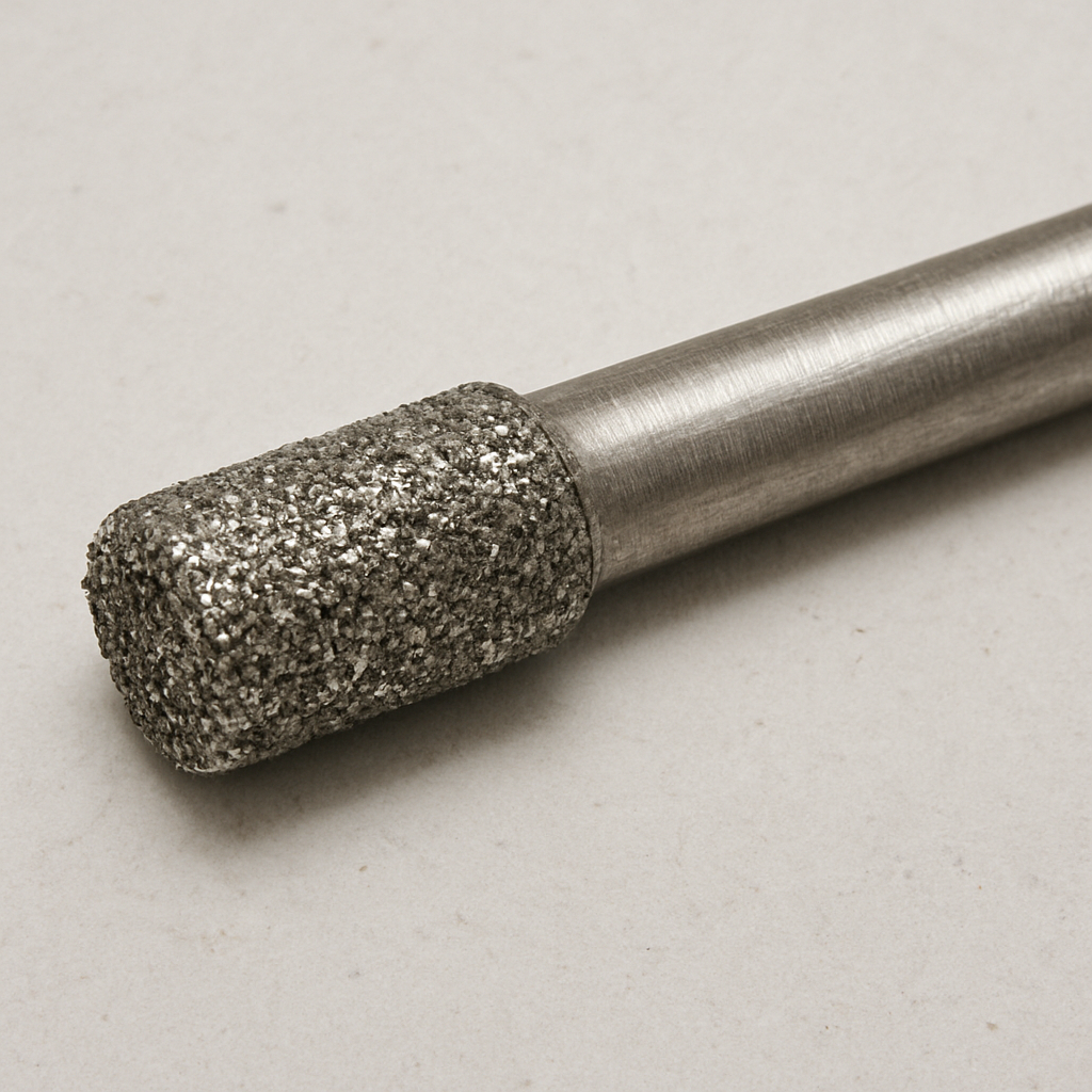 Diamond coated drill bit