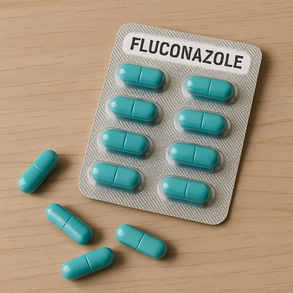 fluconazole pills on a table