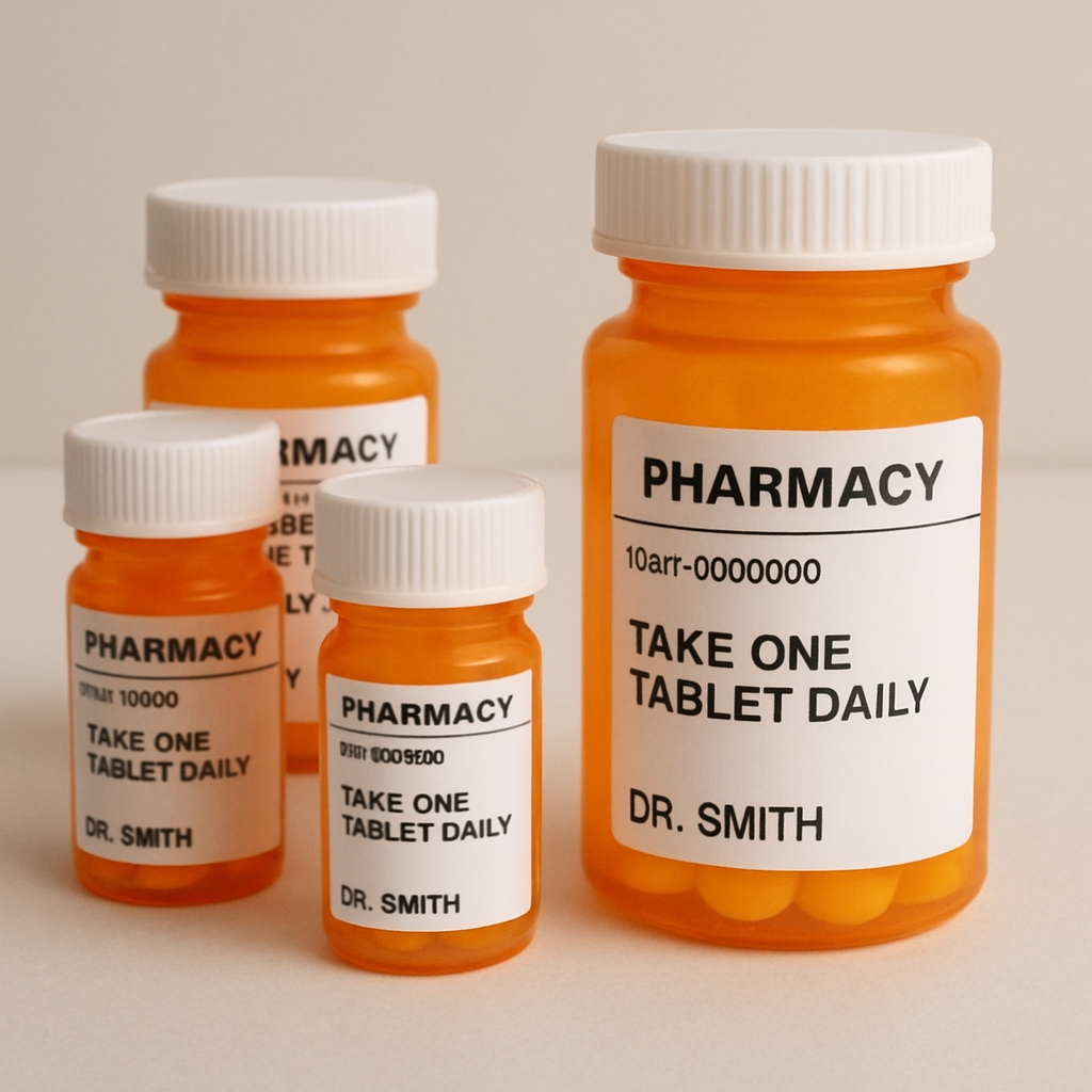 Prescription bottles