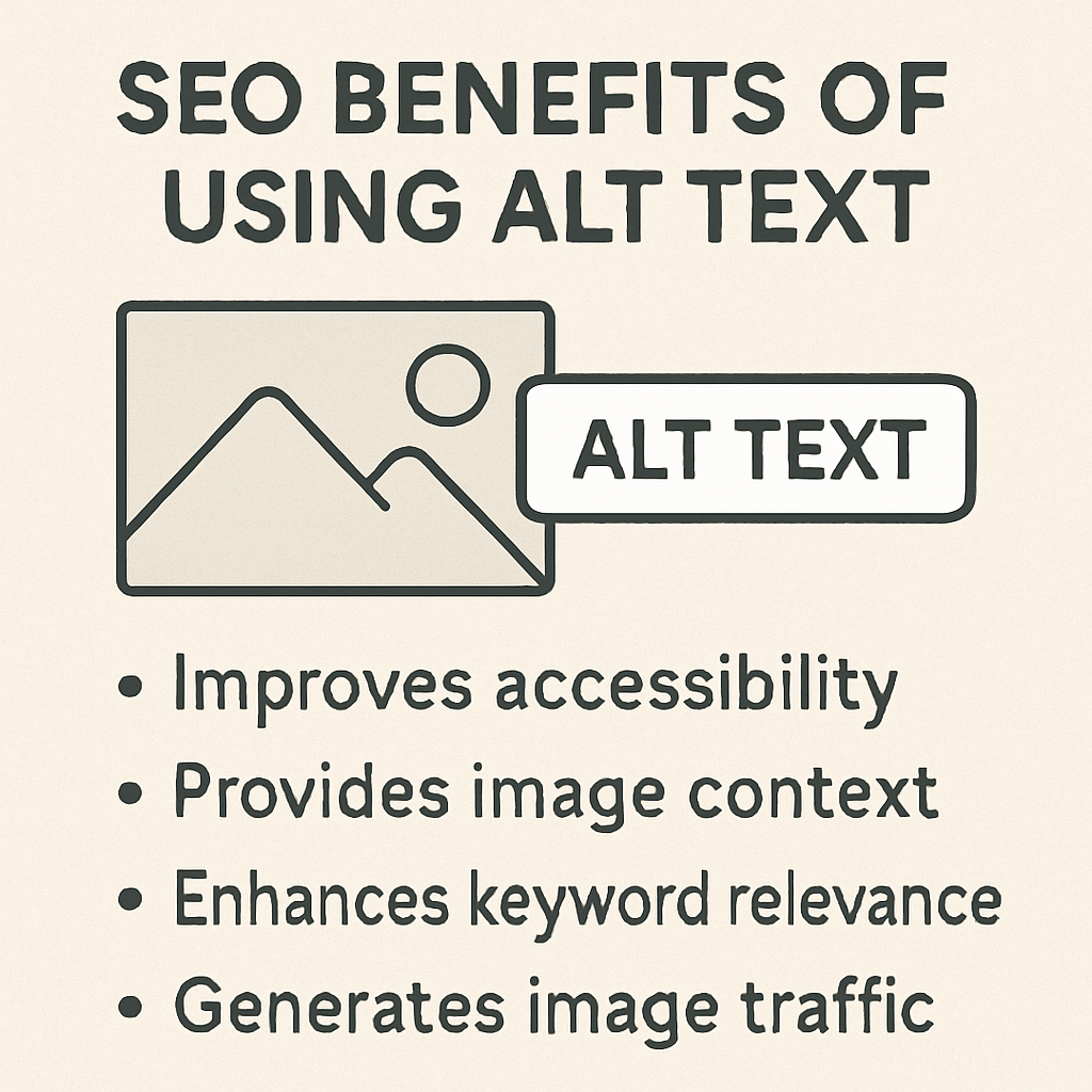 SEO benefits of using alt text