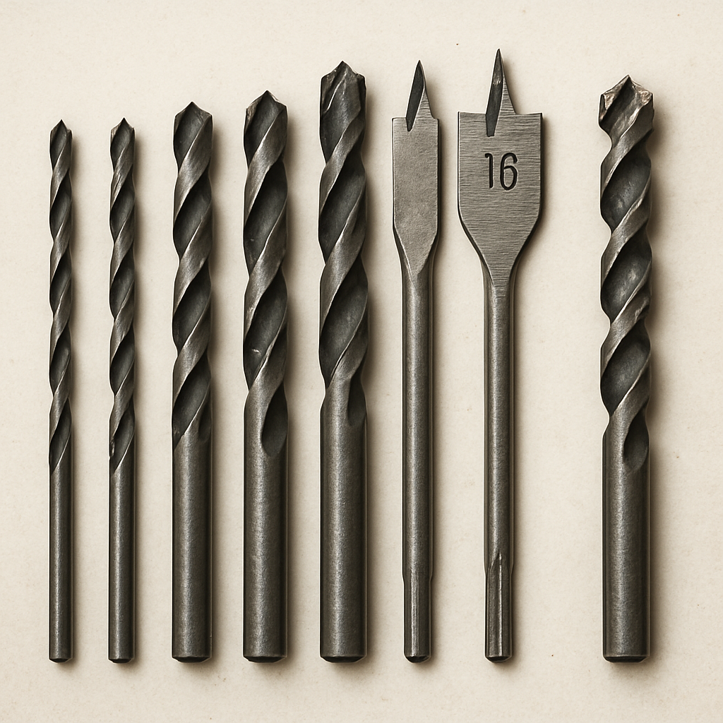 Different types of drill bits