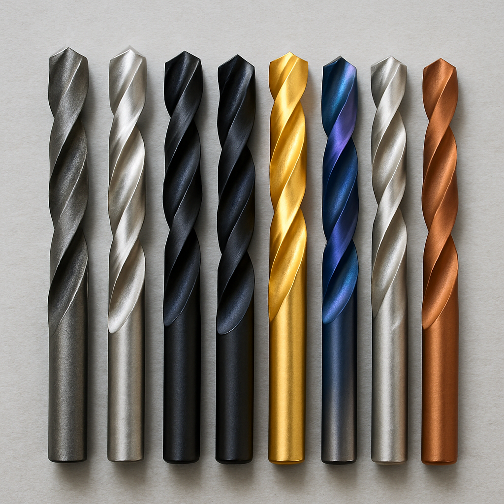 Various drill bit materials