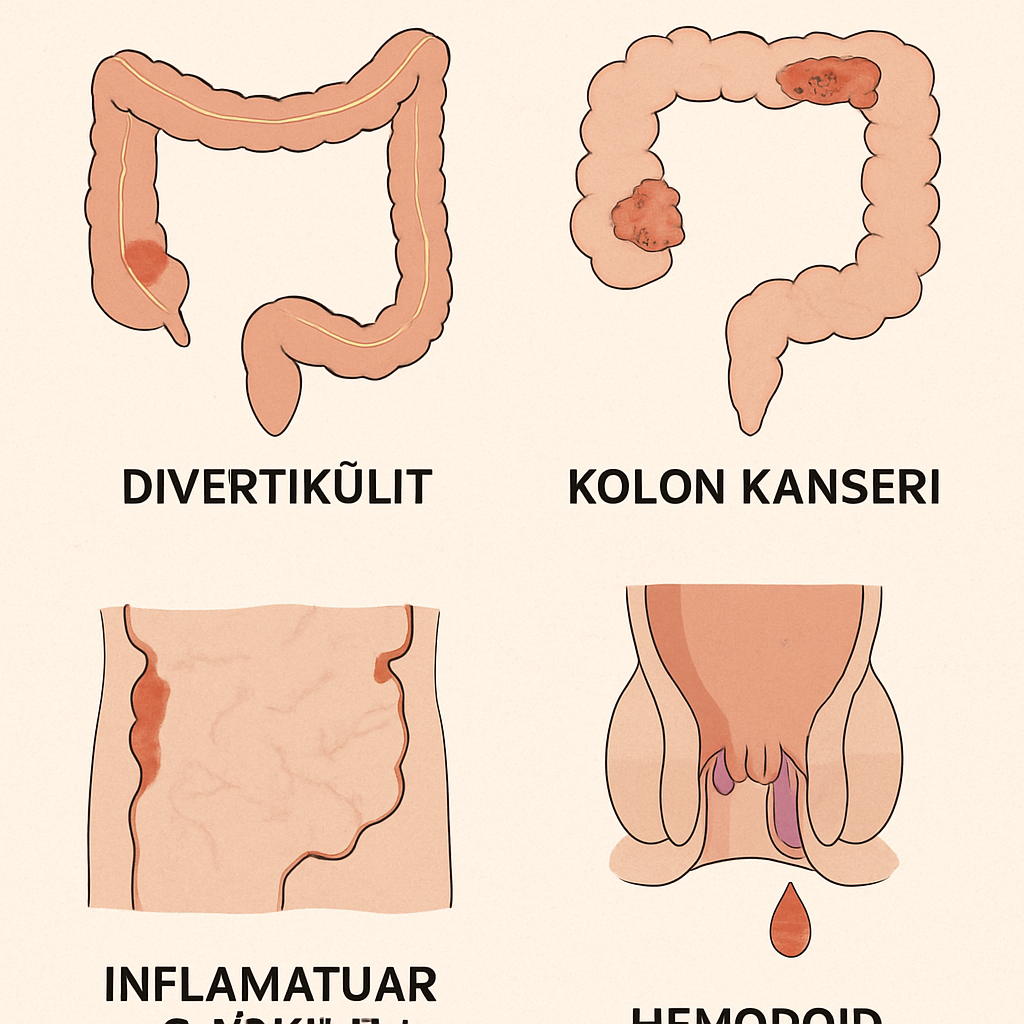 Kanlı dışkının nedenleri