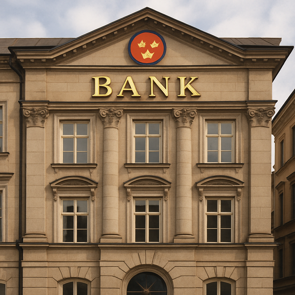 Swedish bank building exterior