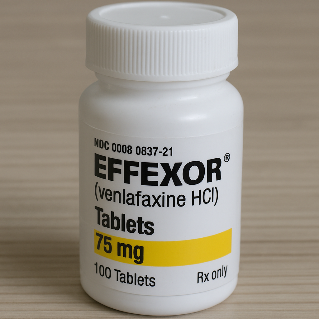 Effexor medication bottle