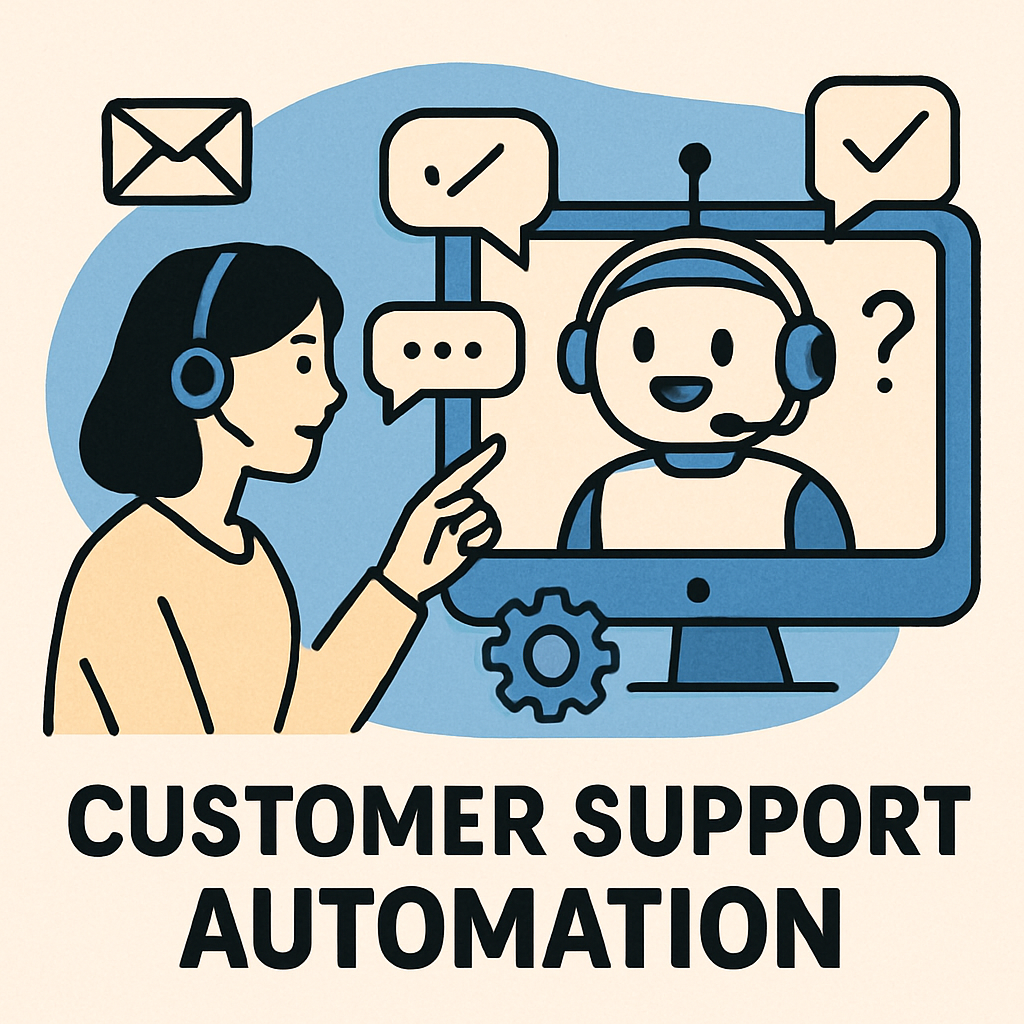 Customer support automation concept