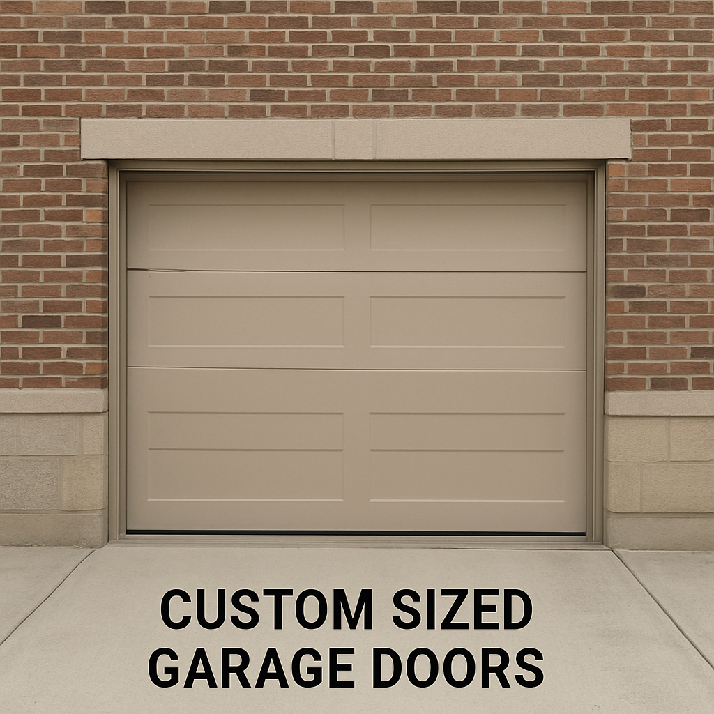 Custom sized garage doors