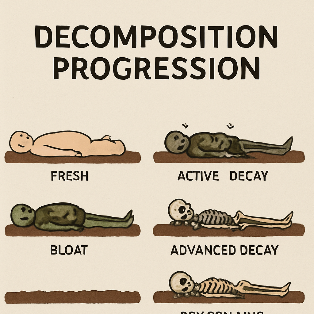 Decomposition progression chart
